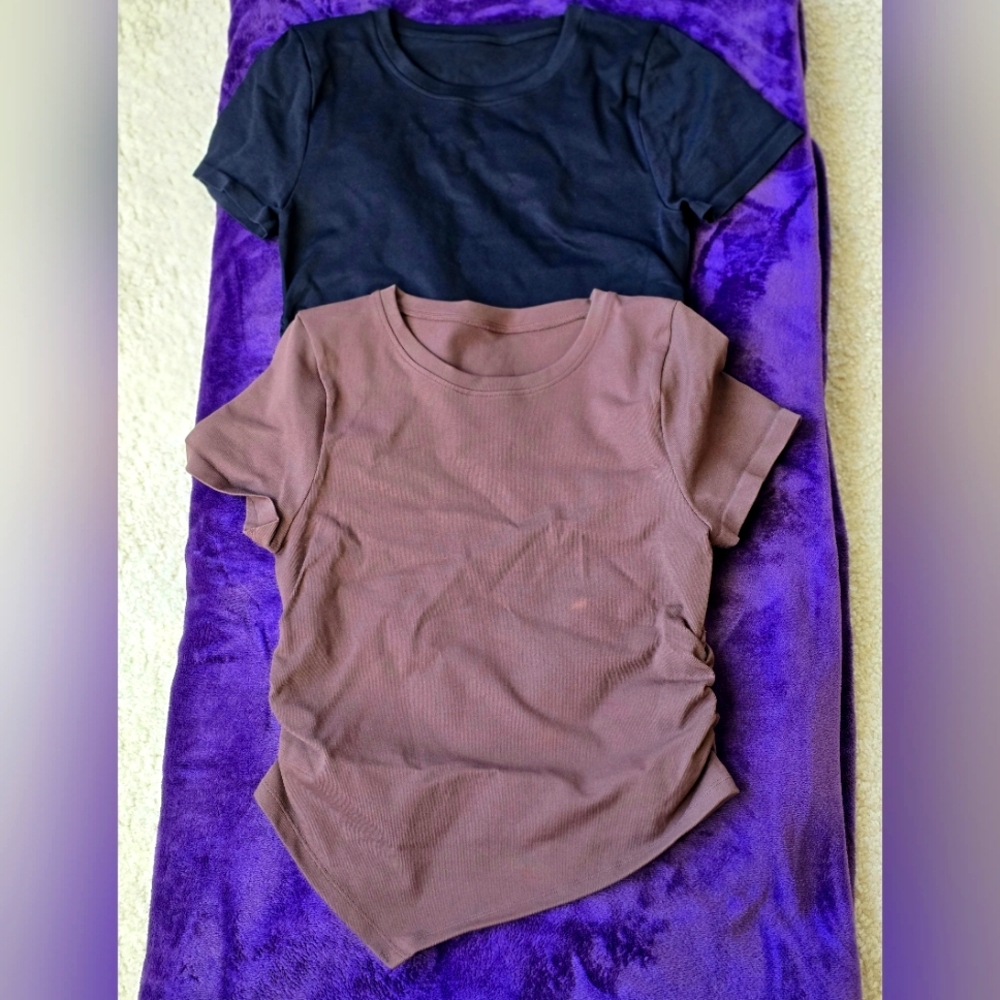 Ridged Short Sleeve Tee